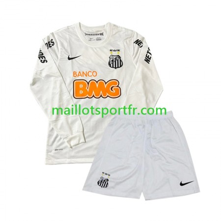 Maillot de Foot Santos FC Retro Enfant Domicile 2011-2012 ML